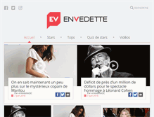 Tablet Screenshot of envedette.ca